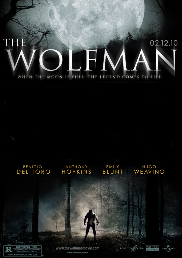 Викторианский этюд в багровых тонах. Человек-Волк// The Wolfman. Джо Джонстон