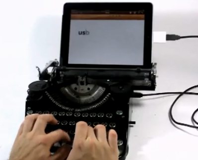Гаджет Недели | iPad USB Typewriter